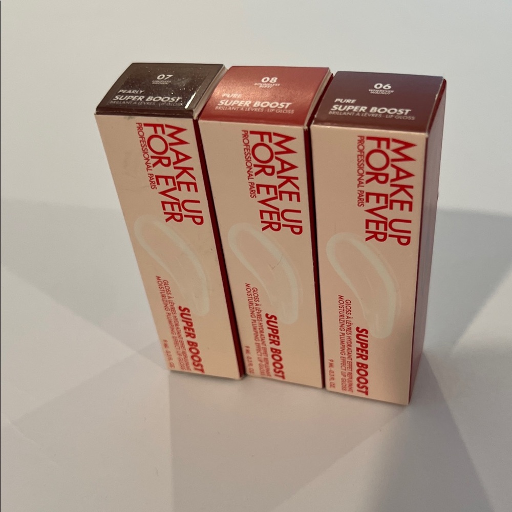 Makeup Forever Super Boost Lip Gloss Trio